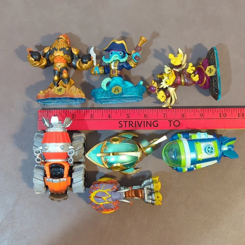 Skylanders Superchargers Swap Force Wah Buckler Blast Zone Reef Ripper Thump